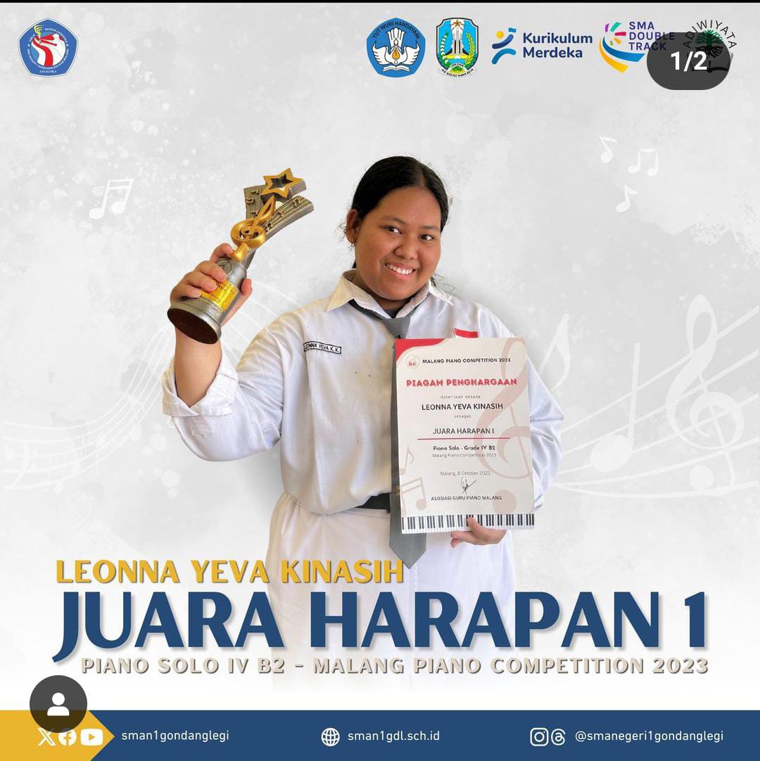 Juara Harapan 1 Piano Solo IV B2 Malang Piano Competition 2023