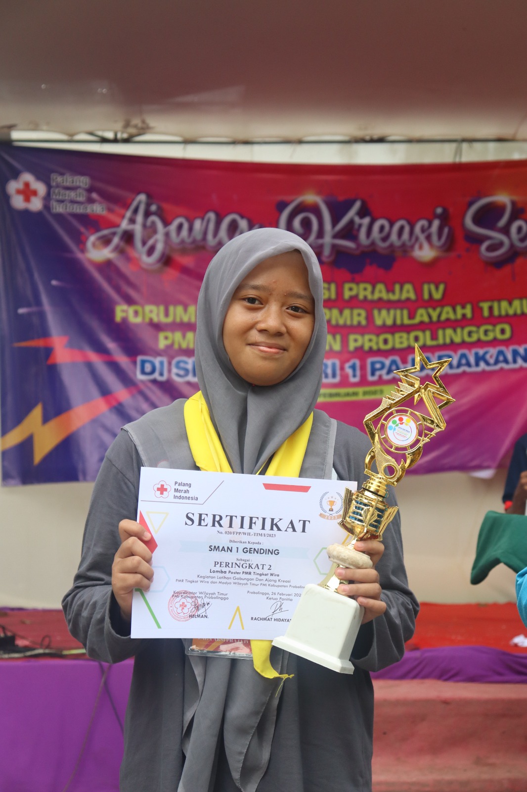 JUARA 2 LOMBA POSTER PMR TINGKAT WIRA