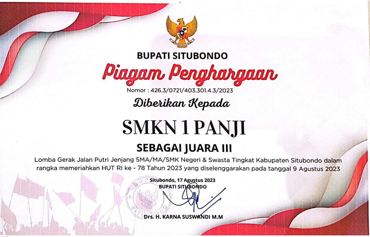 Lomba Gerak Jalan Jenjang SMA/MA/SMK Negeri dan Swasta Pada Peringatan HUT RI Ke-78