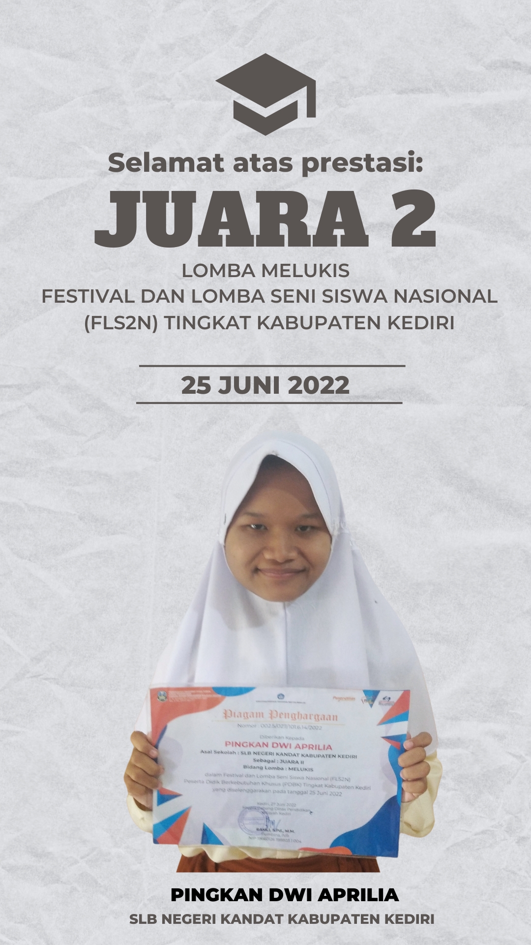 Festival dan Lomba Seni Siswa Nasional (FLS2N) Tingkat Kabupaten Kediri