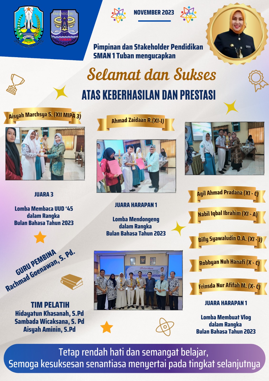 Lomba Mendongeng dalam rangka Bulan Bahasa 