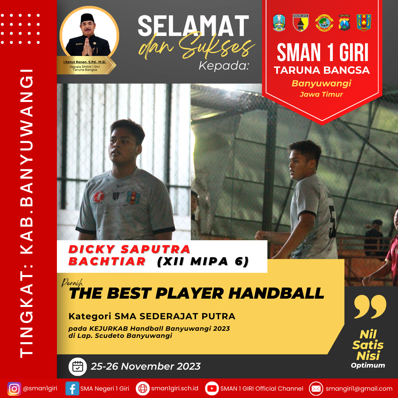 Handball Kejurkab ABTI Cup ke 1