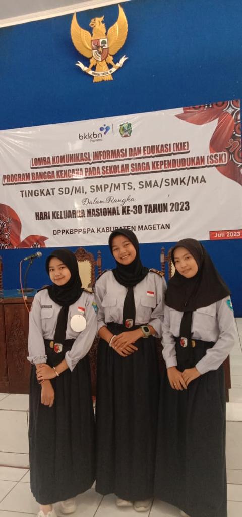 LOMBA KOMUNIKASI, INFORMASI, DAN EDUKASI (KIE) PROGRAM BANGGA KENCANA TK. SMA/SMK/MA SEKOLAH SIAGA KEPENDUDUKAN (SSK) DALAM RANGKA HARI KELUARGA KE- 30