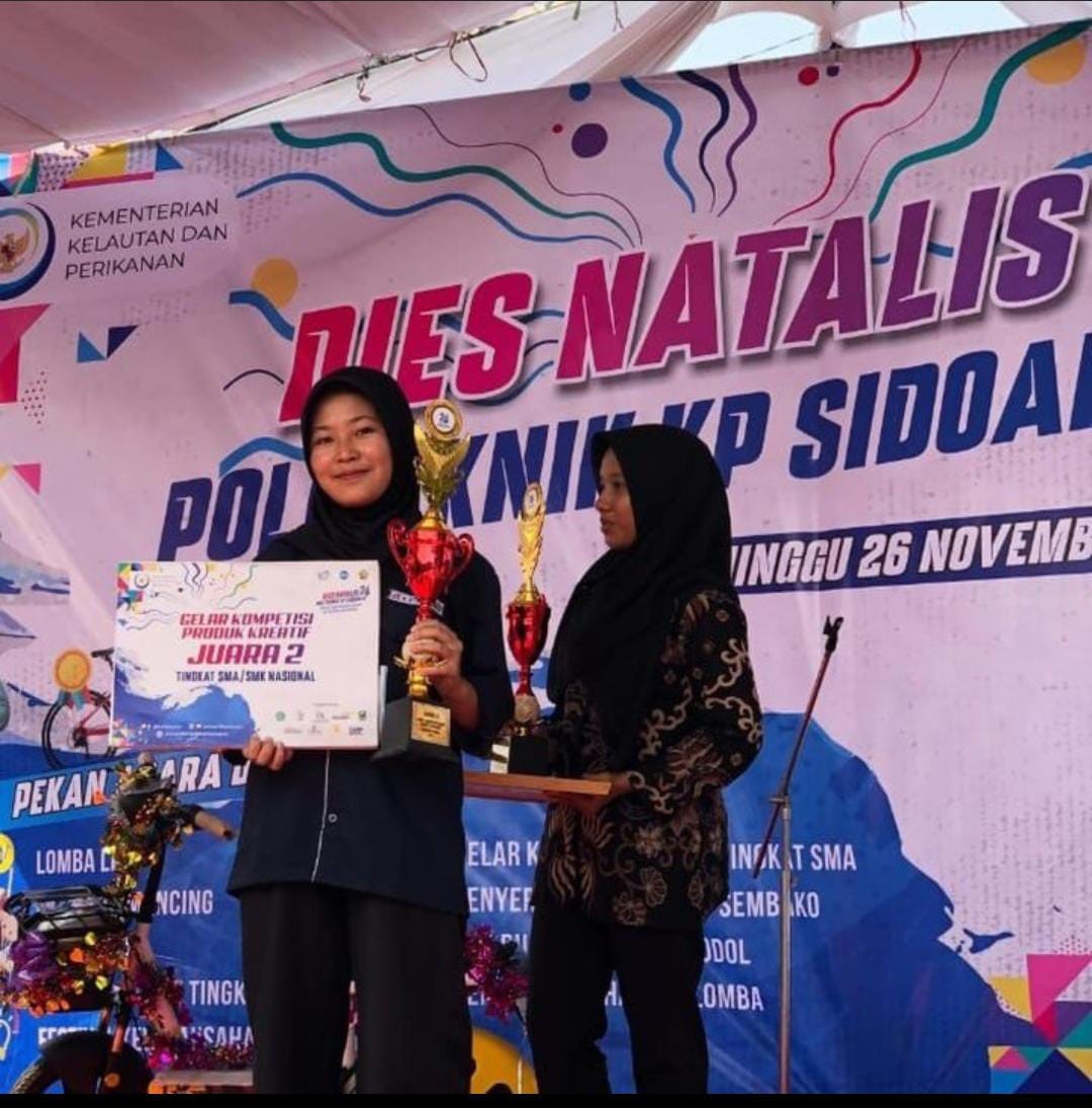 Gelar Kompetisi Produk Kreatif Tingkat SMA/SMK Nasional Politeknik Kelautan dan Perikanan Sidoarjo 2023