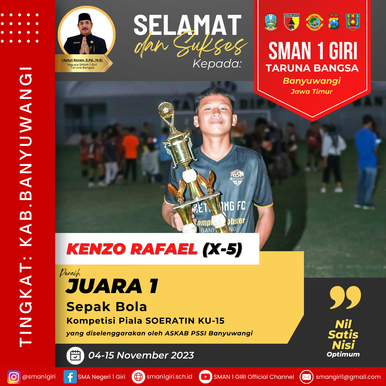 Sepak Bola Kompetisi Piala Soeratin KU-15