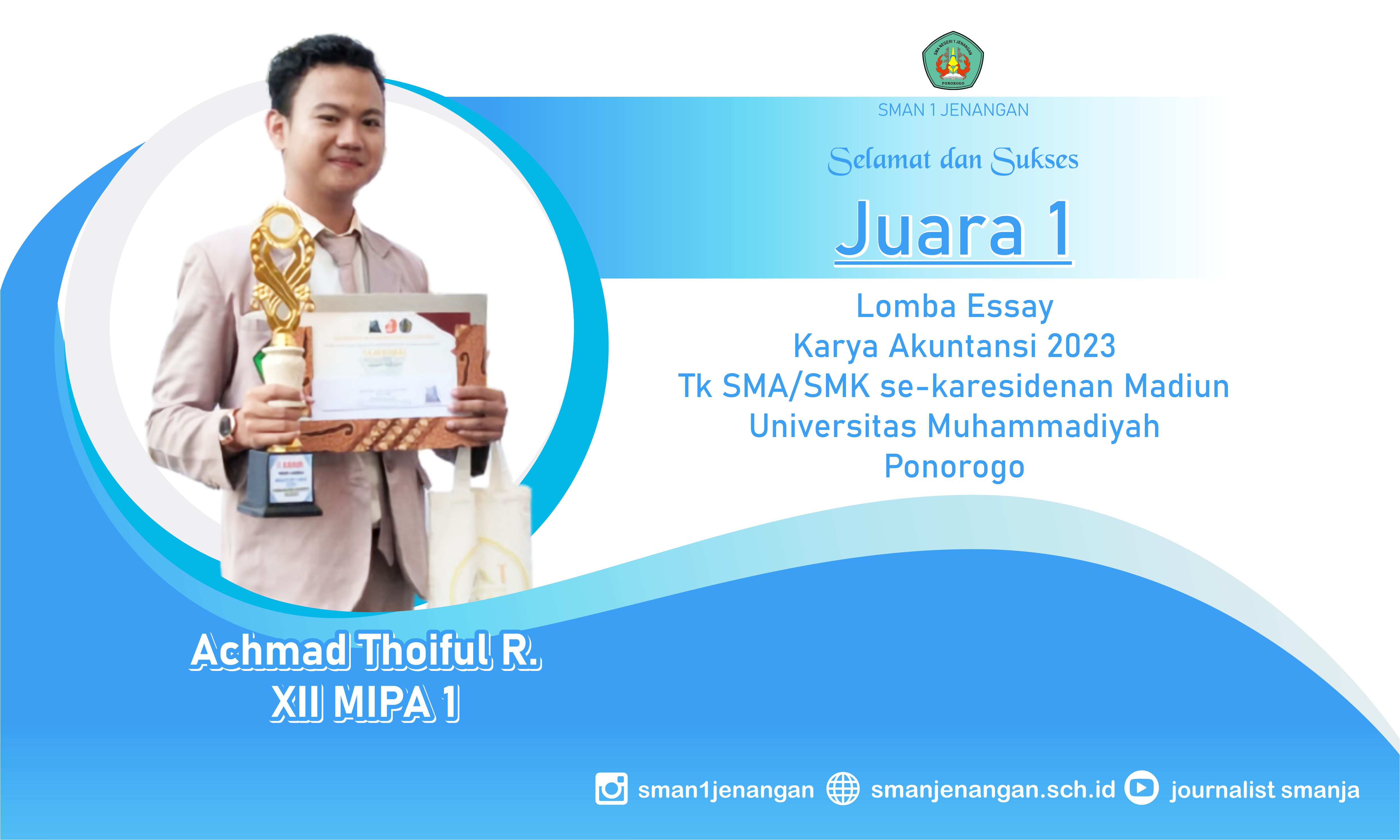 Lomba Essay Karya Akuntansi Tk SMA/SMK se-karesidenan Madiun