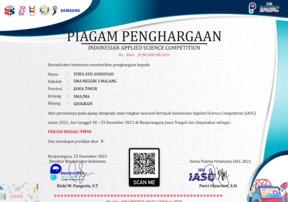 indonesian Applied Science Competition (IASC) 