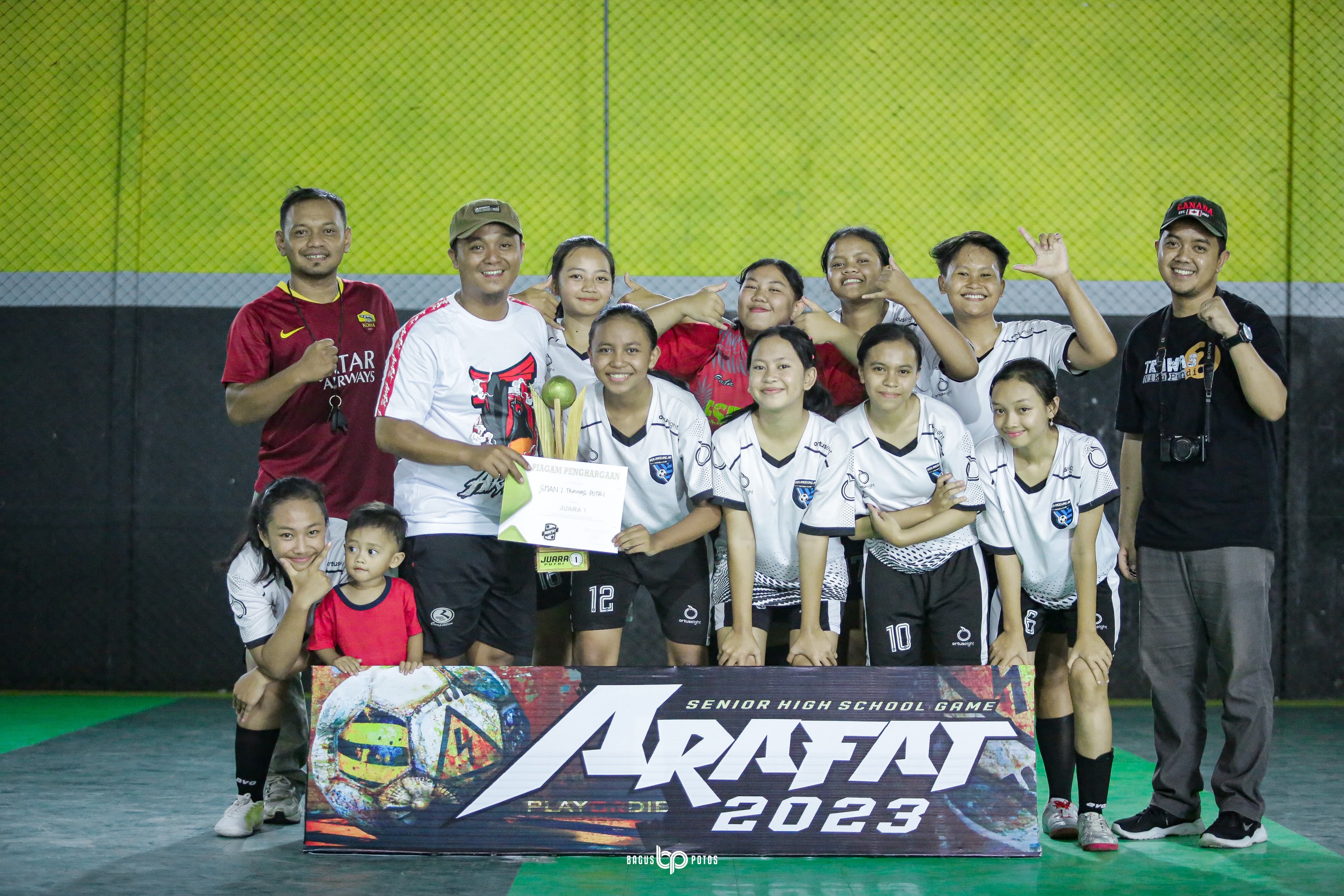 Juara 1 Futsal Putri Fourfeo Arafat 2023