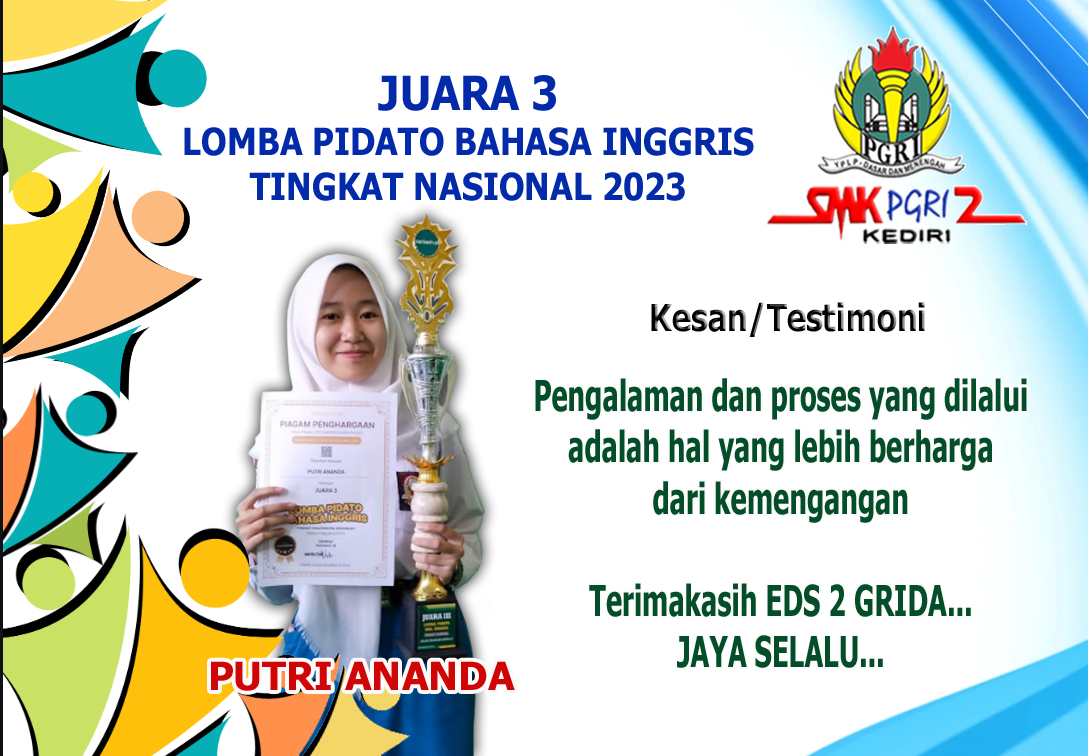 LOMBA PIDATO BAHASA INGGRIS TINGKAT SLTA SEDERAJAT