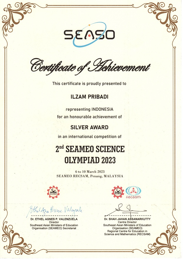 2ND SEAMEO SCIENCE OLYMPIAD 2023