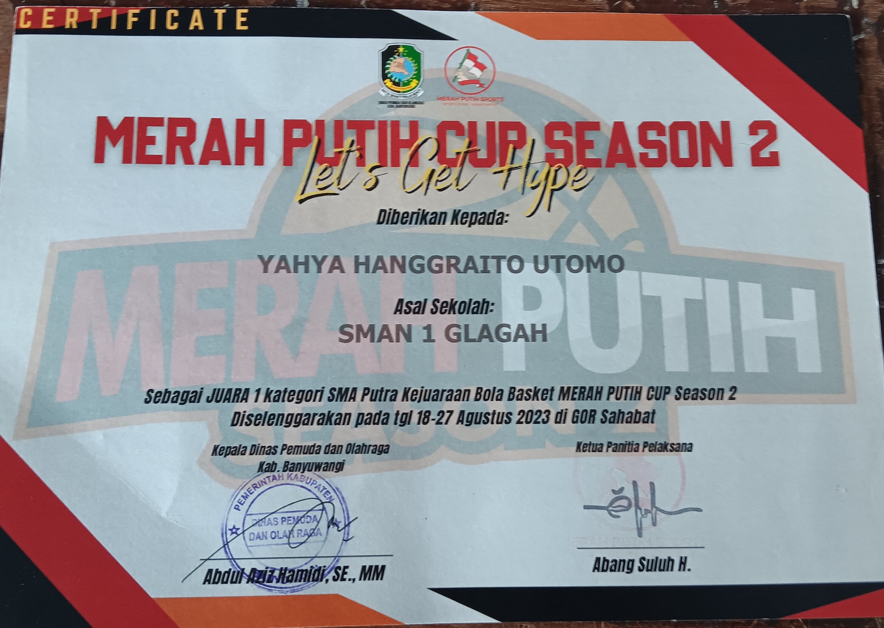 Kejuaraan Bola Basket Merah Putih Cup Season 2