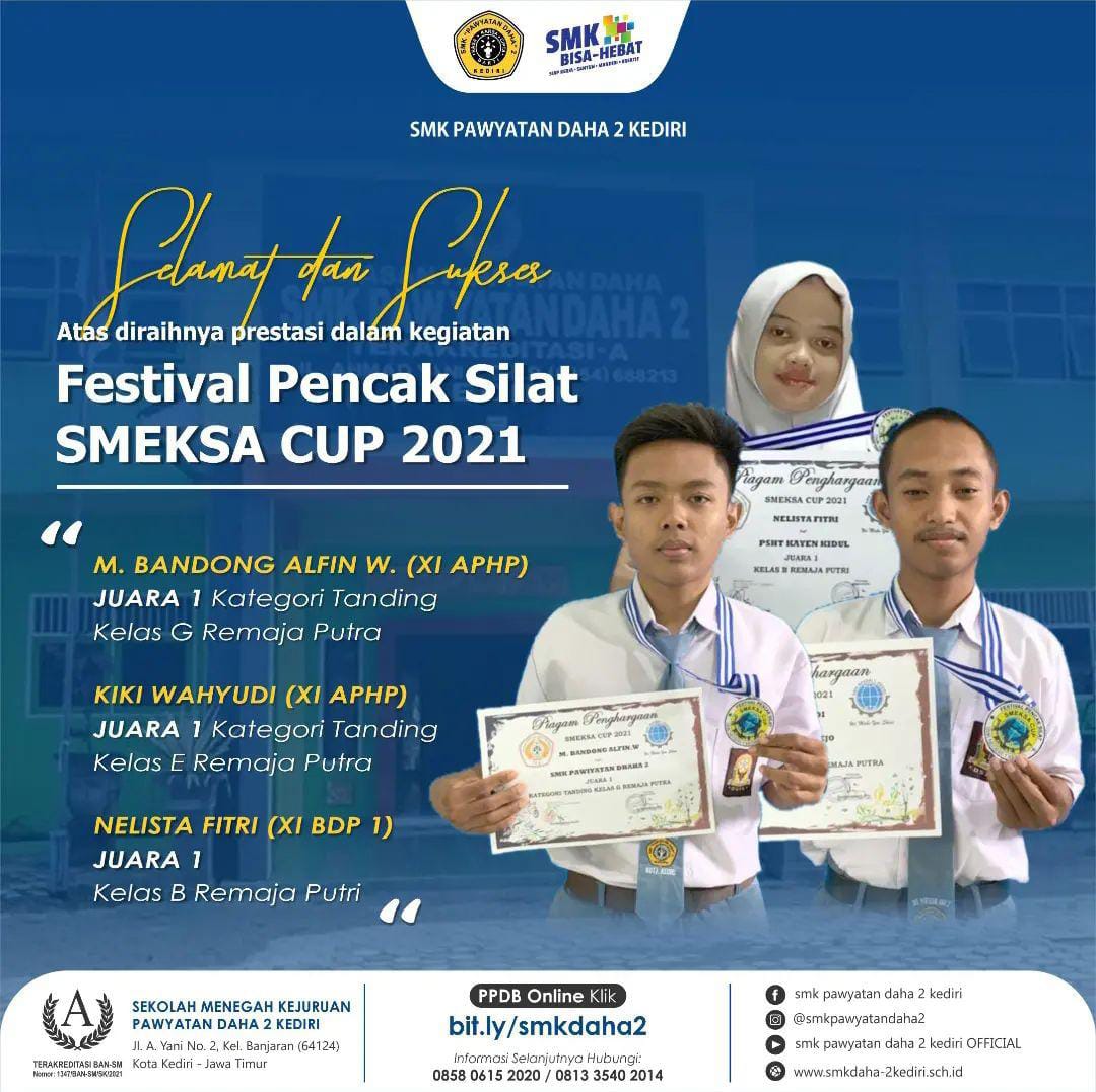 Festifal Pencak Silat SMEKSA CUP 2021, Kategori Tanding Kelas E Remaja Putra