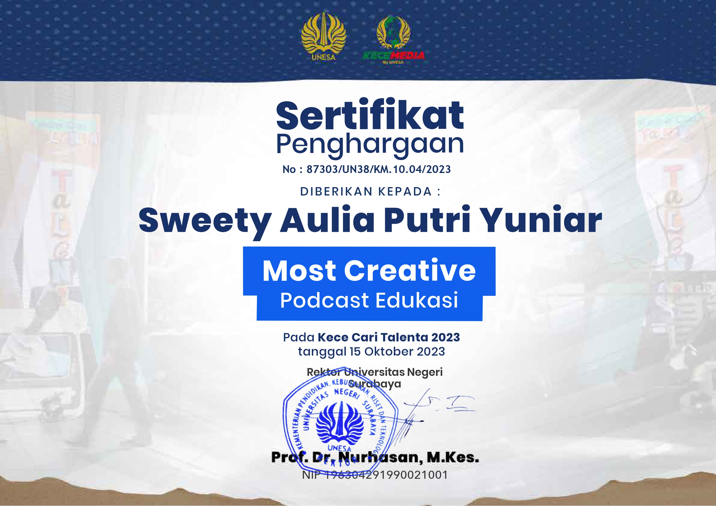 Most Creative Podcast Edukasi