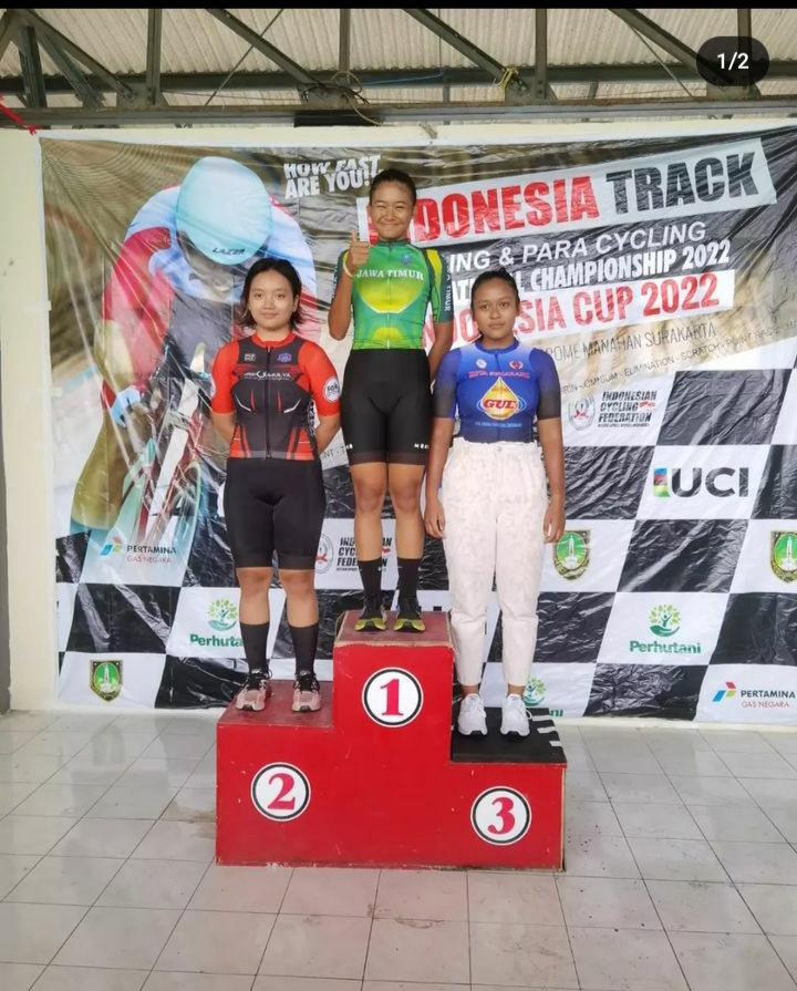 JUARA 1 Balap Sepeda 200 dan 500 Meter