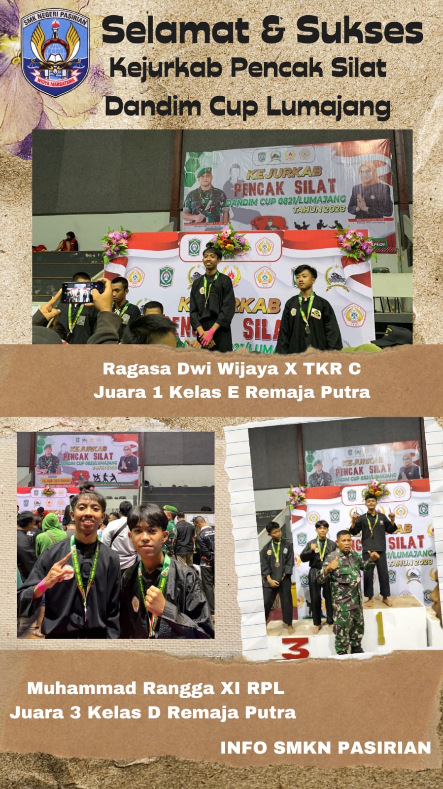 JUARA 1 KELAS E REMAJA PUTRA