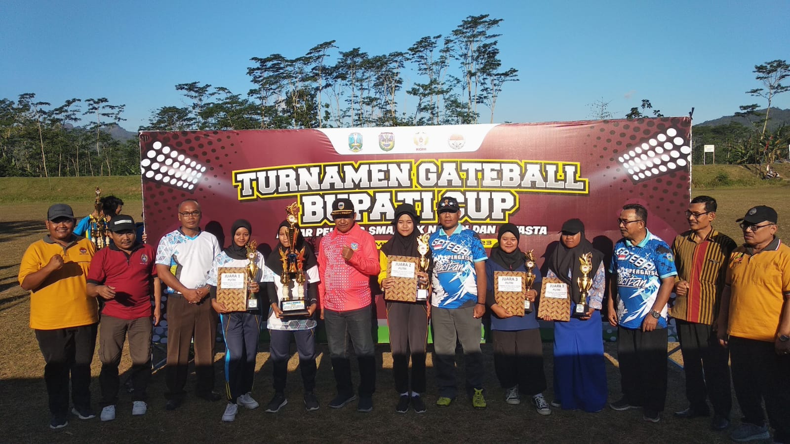 LOMBA GATEBALL  BUPATI CUP 2023 KATEGORI PUTRI