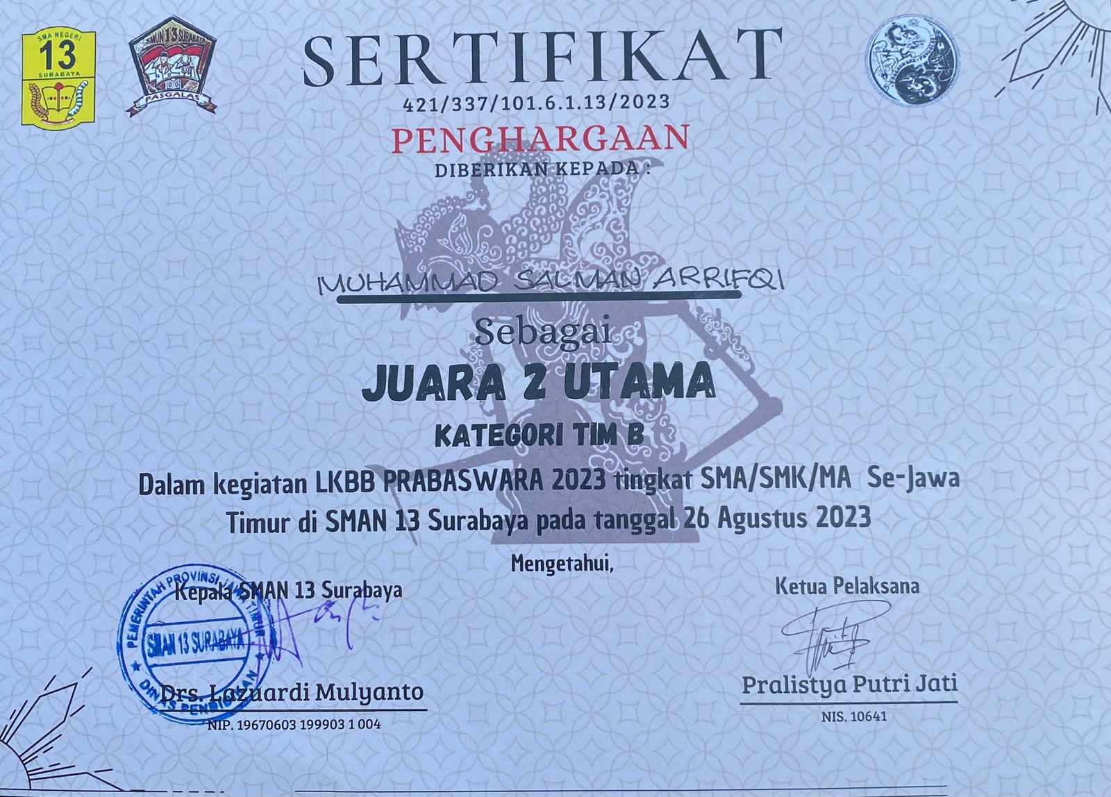LKBB PRABASWARA