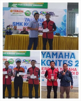 Juara 1 Yamaha Skill Kontes SMK Partnership Tahun 2023