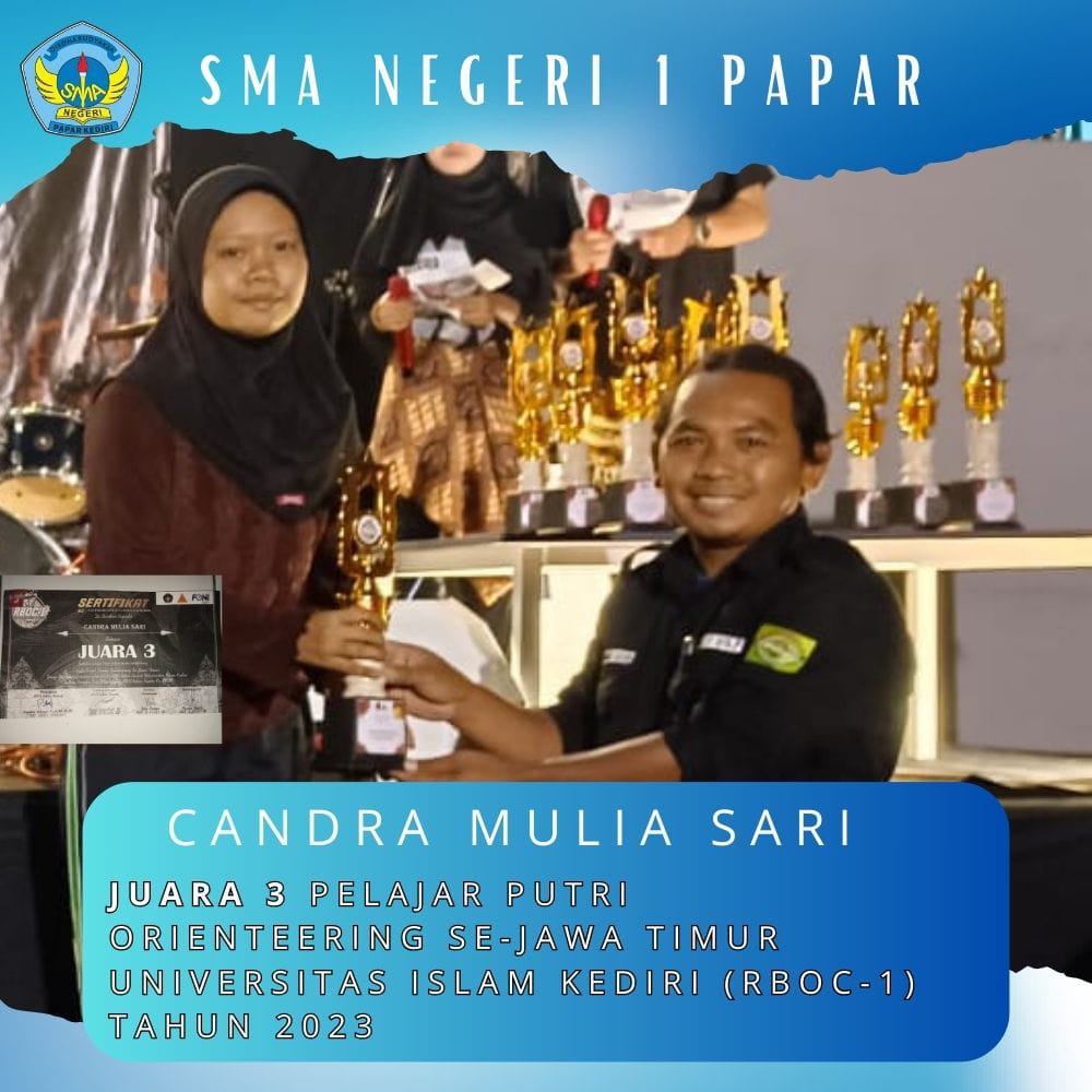 JUARA 3 PELAJAR PUTRI ORIENTEERING