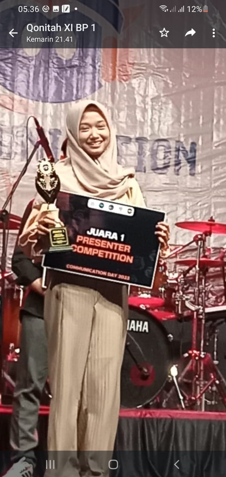 lomba presenter tingkat Jawa Timur. 