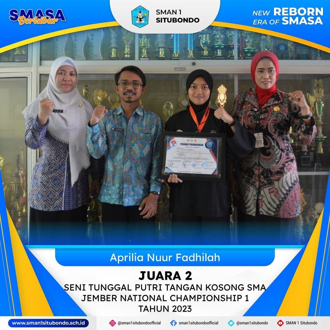 SENI TUNGGAL PUTRI TANGAN KOSONG SMA JEMBER NATIONAL CHAMPIONSHIP 1