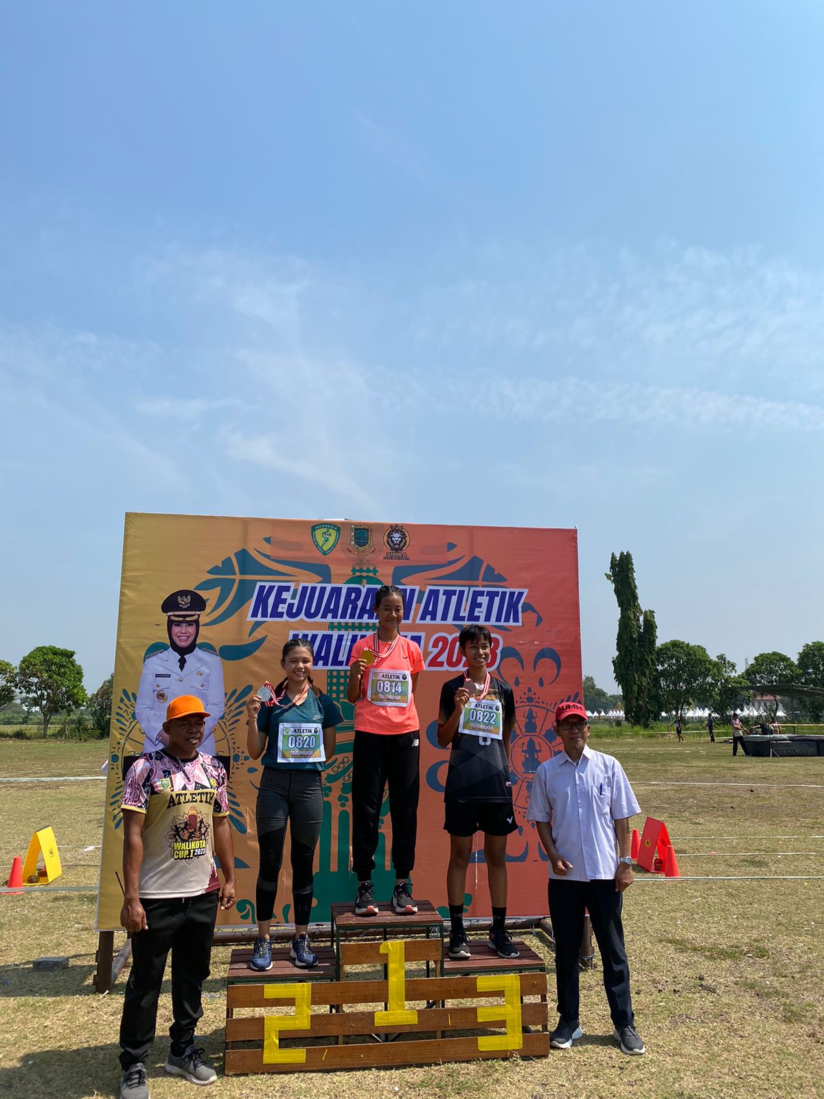 lomba atletik dlm rangka piala walikota  LARI 60M