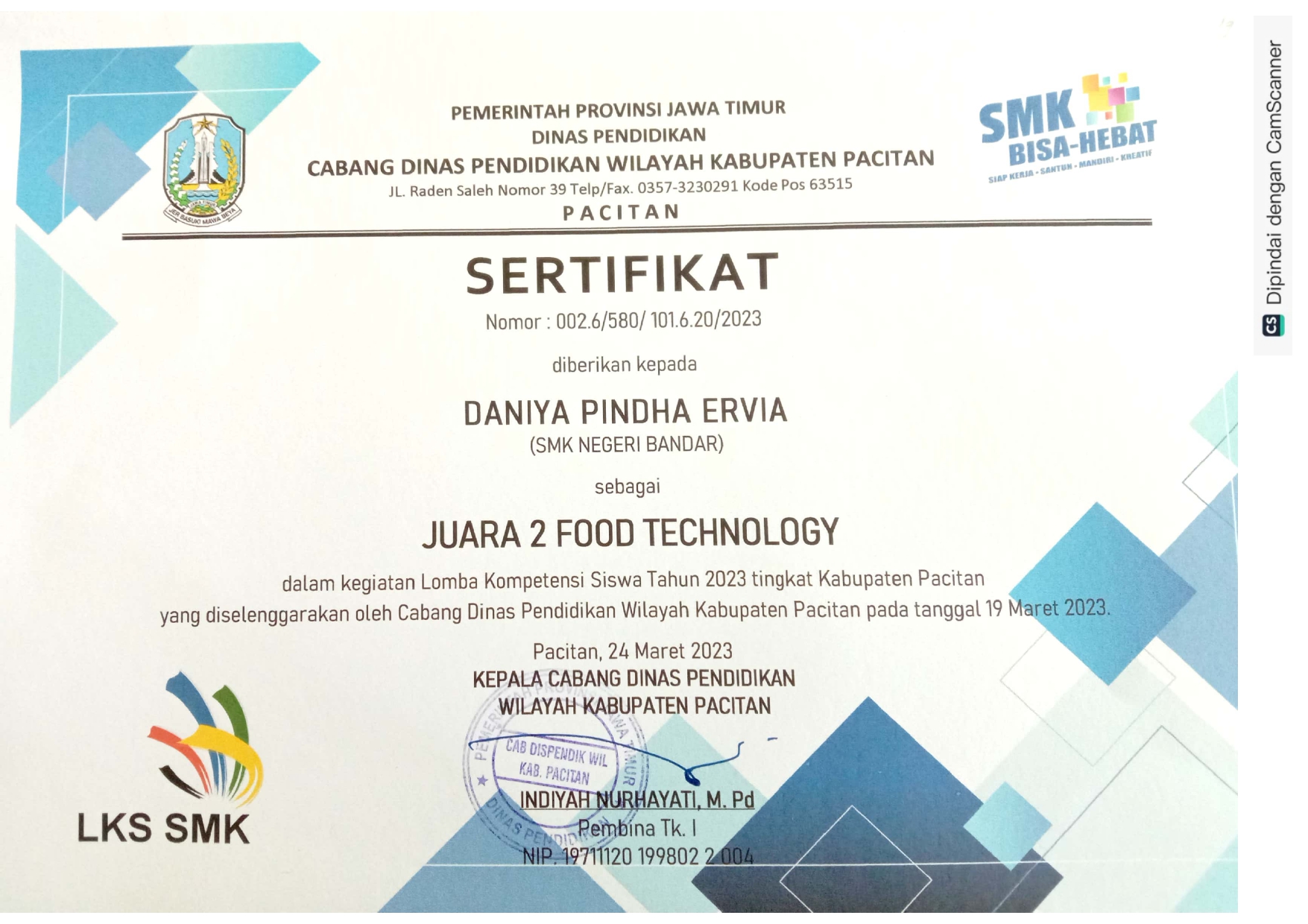  JUARA 2 FOOD TECHNOLOGY