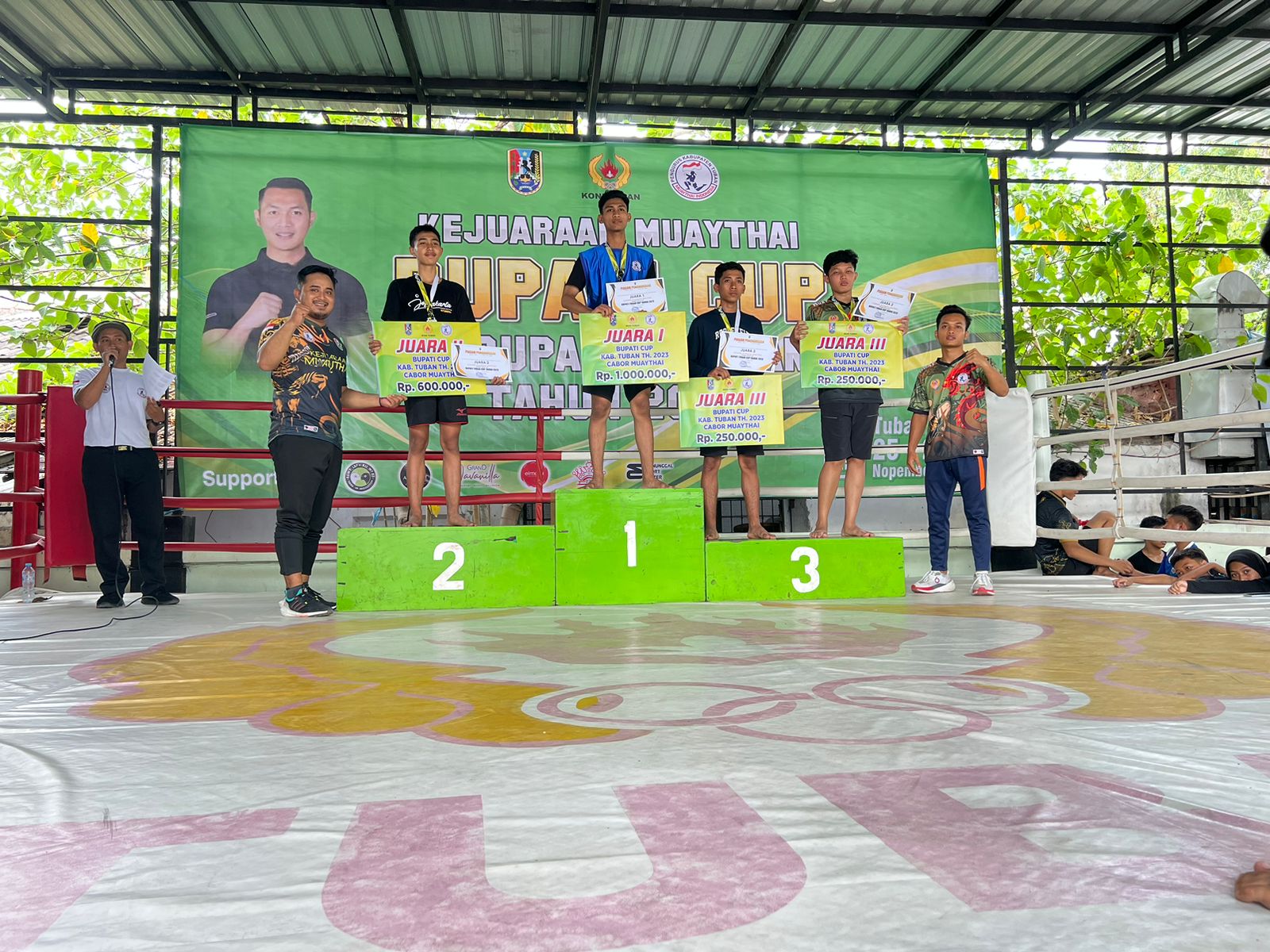 Muhammad Suliswanto Juara I Cabang Muaythai Bupati Cup 2023