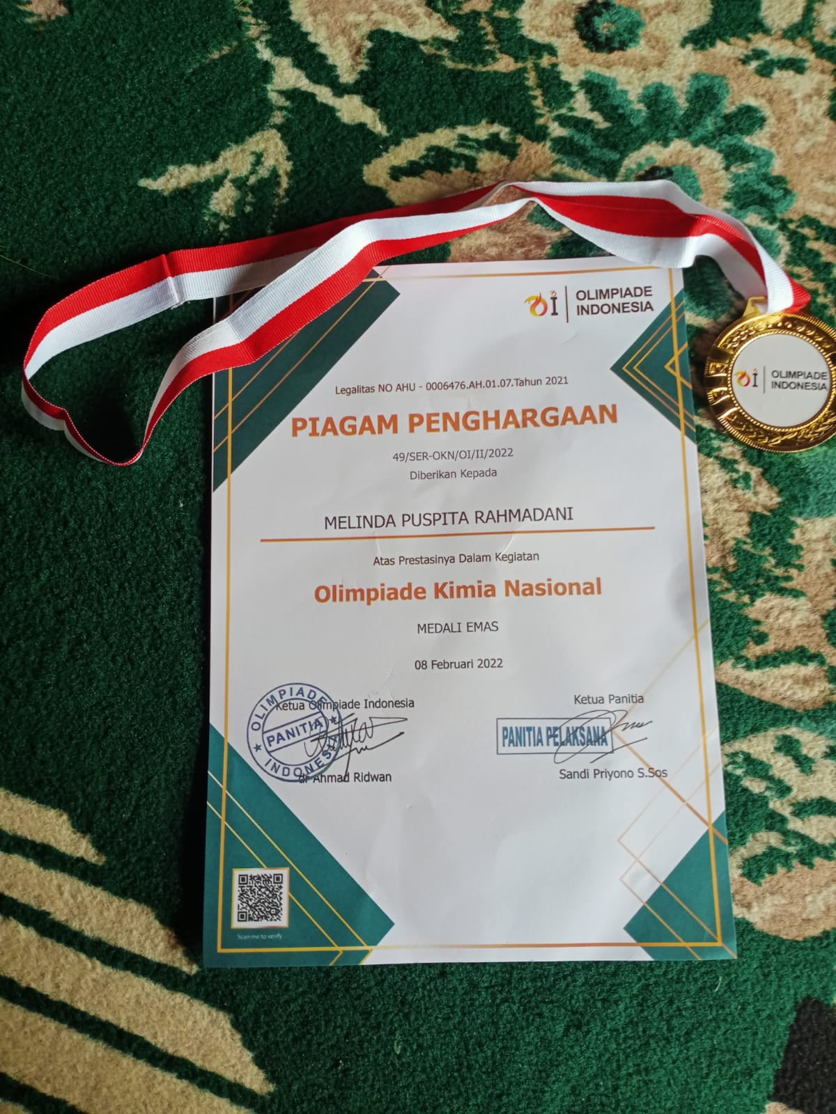 OLIMPIADE KIMIA NASIONAL