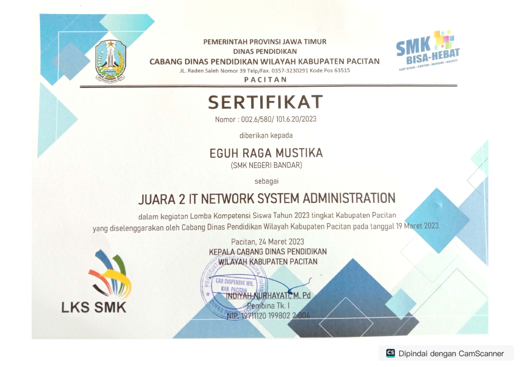 JUARA 2 IT NETWORK SYSTEM ADMINISTRATION