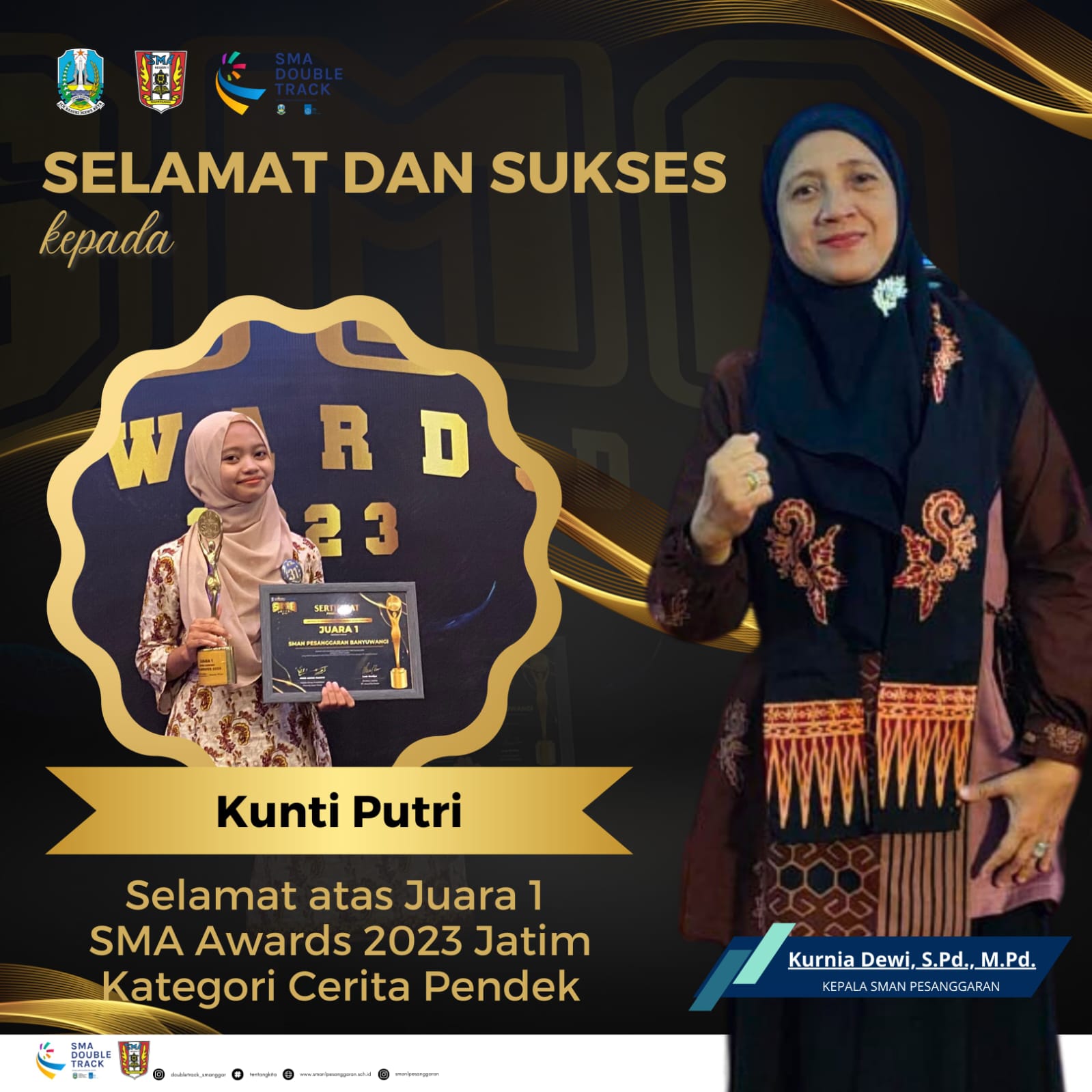 Juara 1 SMA AWARDS 2023 JATIM Kategori Cerita Pendek