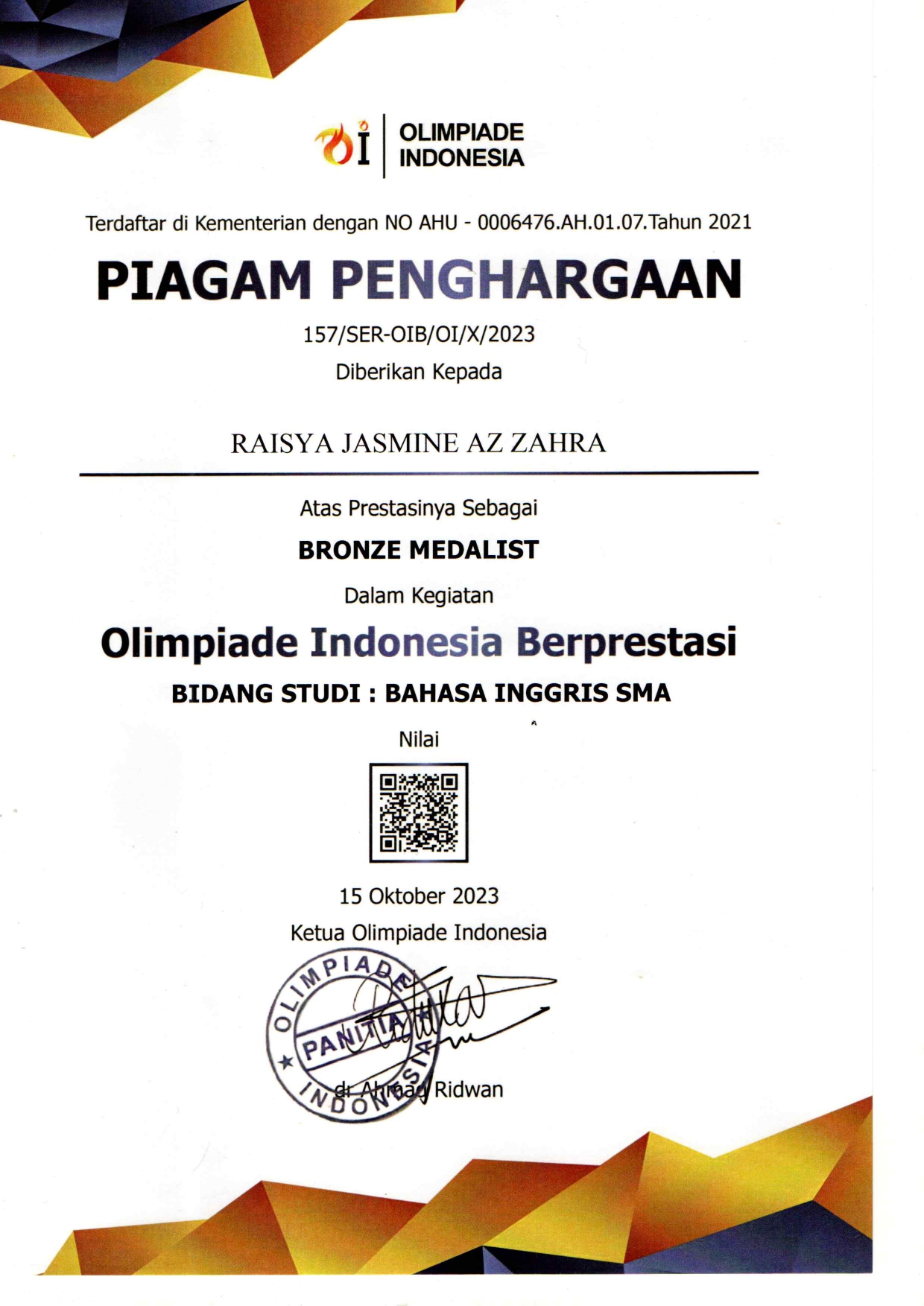 Olimpiade Bahasa Inggris 