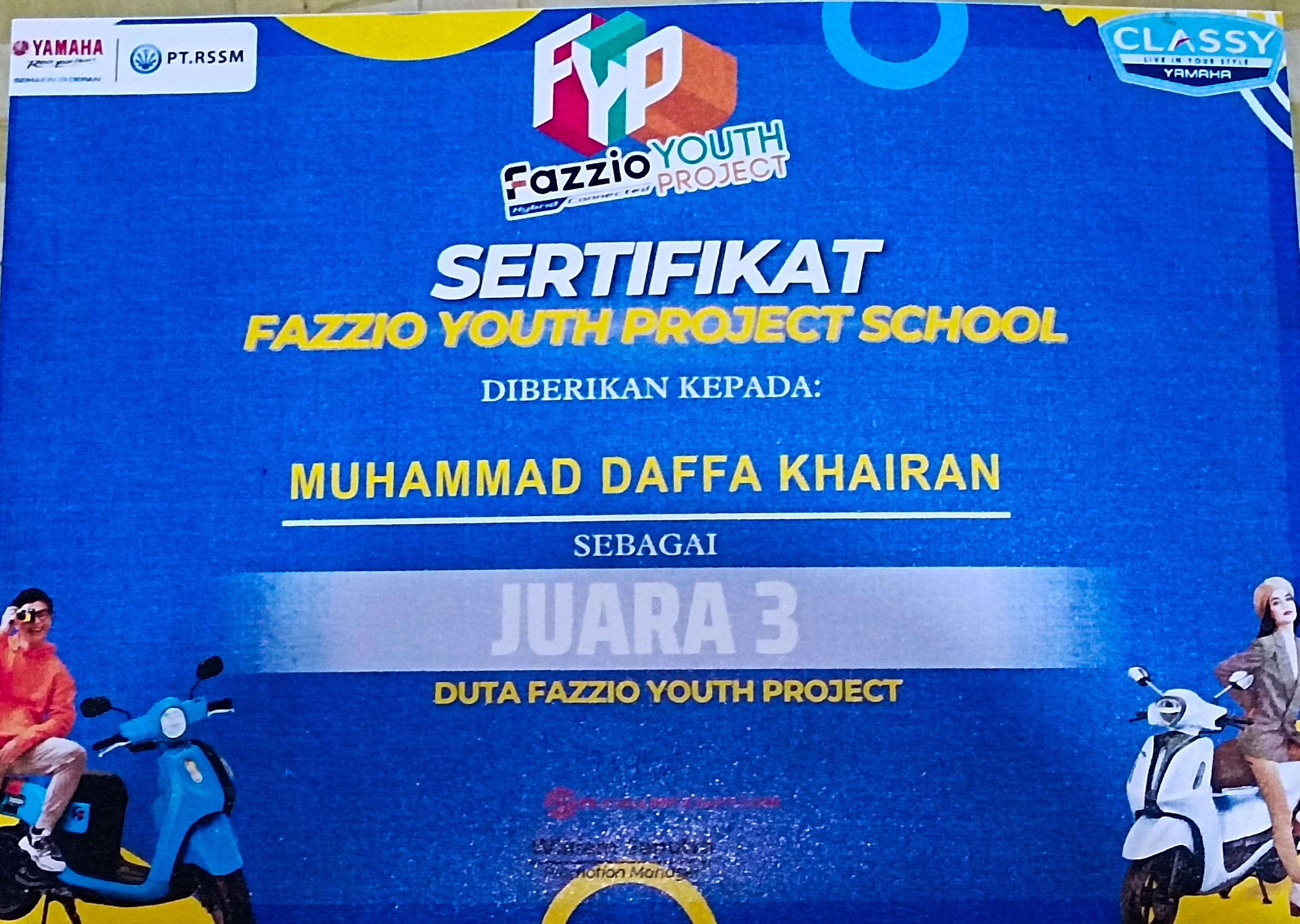 Duta Pelajar Fazzio Youth Project