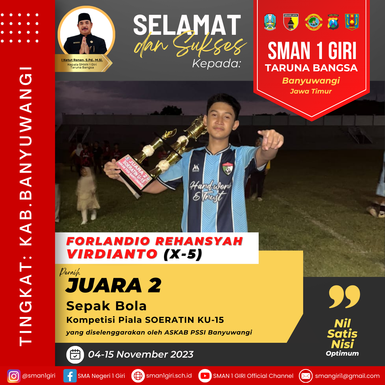 Sepak Bola Kompetisi Piala Soeratin KU-15