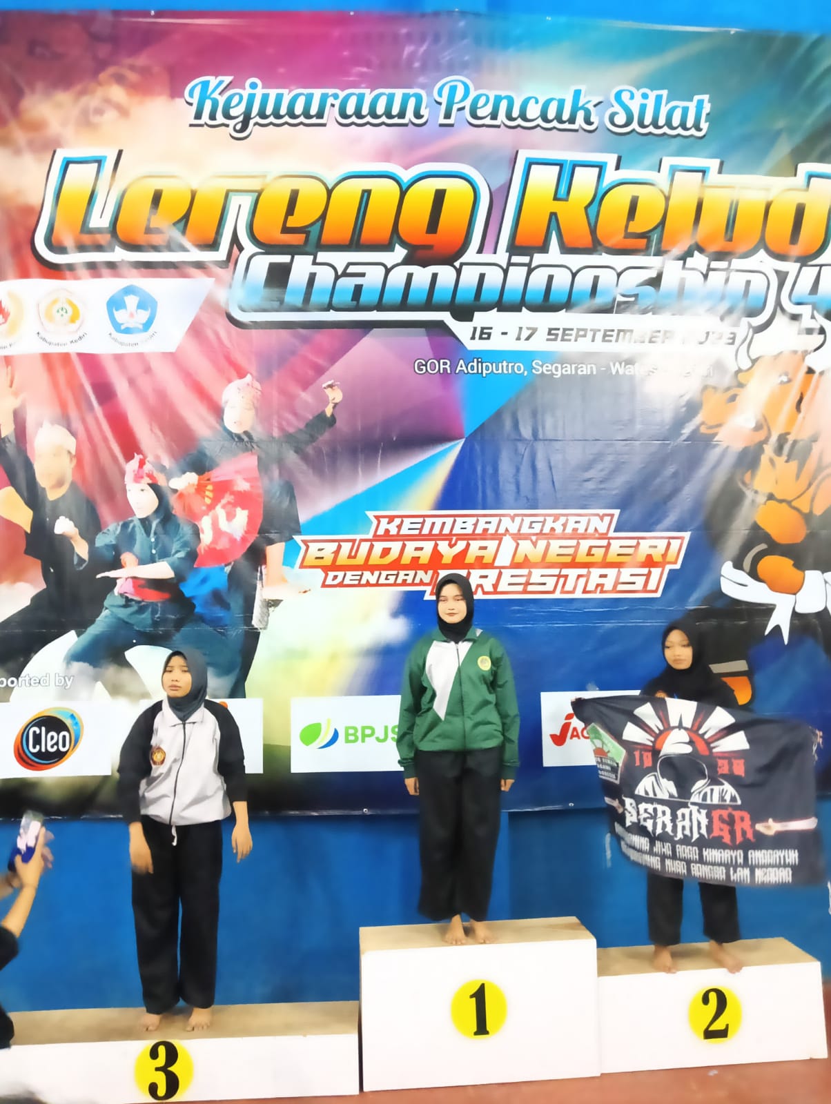 Juara 1 Seni Tunggal Putri Kejuaraan Pencak Silat Lereng Kelud Championship