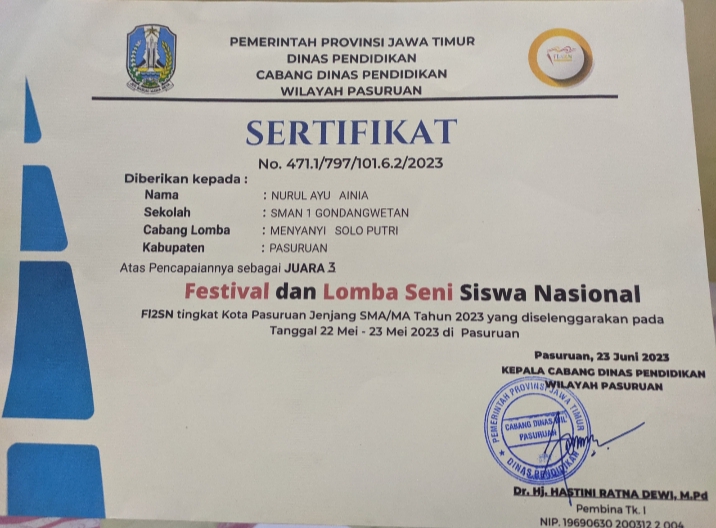 JUARA 3 MENYAYI SOLO 