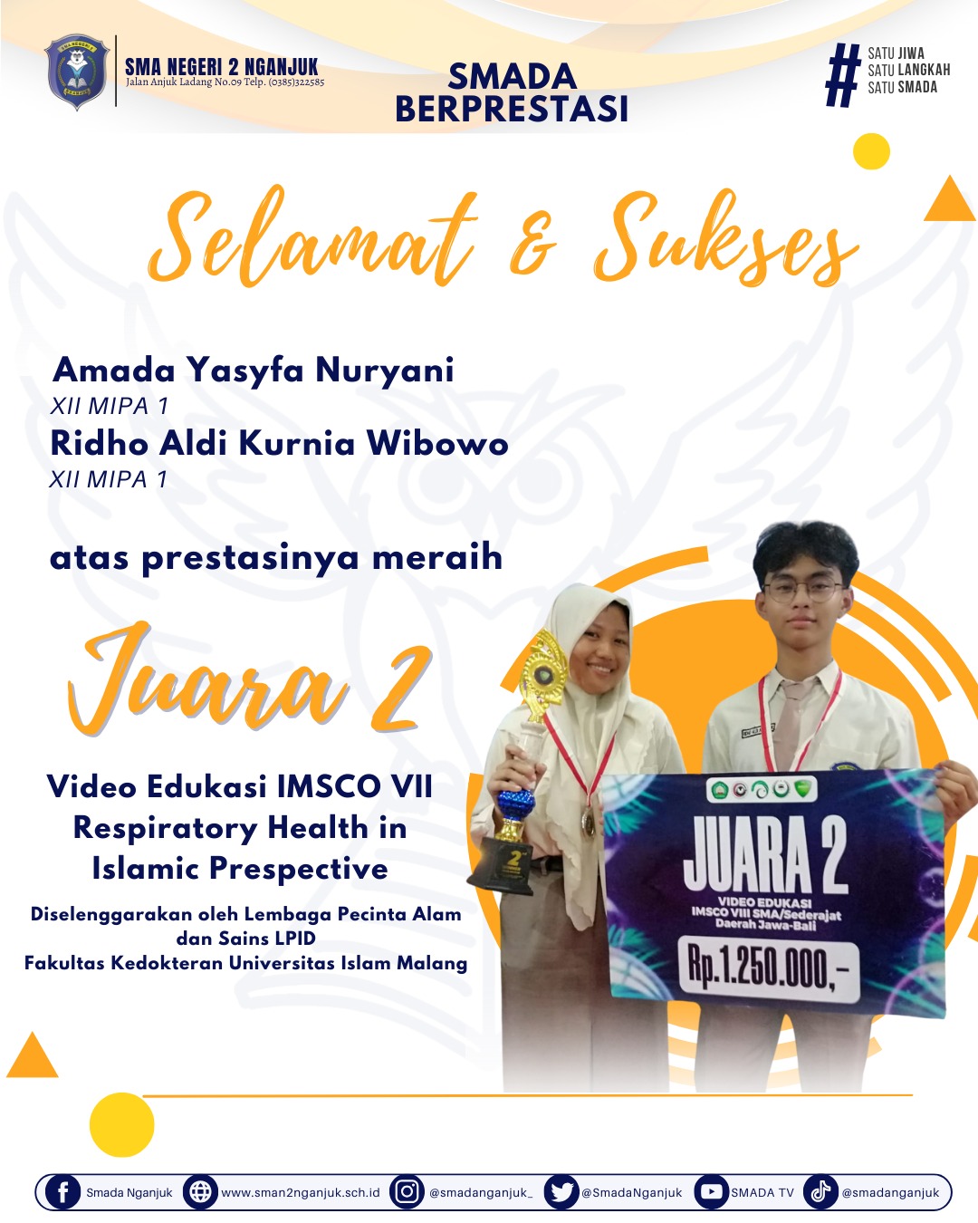 VIDEO EDUKASI IMSCO VIII RESPITORY HEALTH IN ISLAMIC PRESPECTIVE