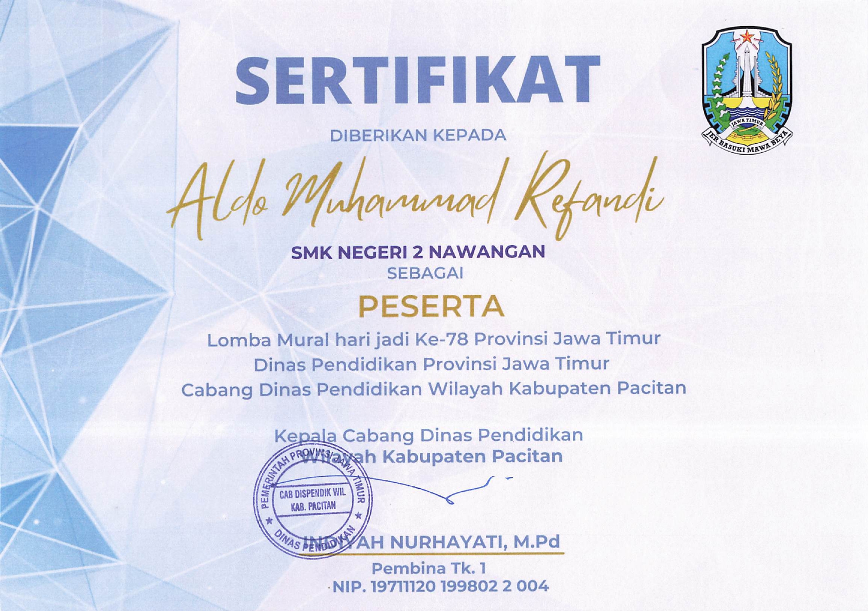 LOMBA MURAL HARI JADI KE 78 PROVINSI JAWA TIMUR