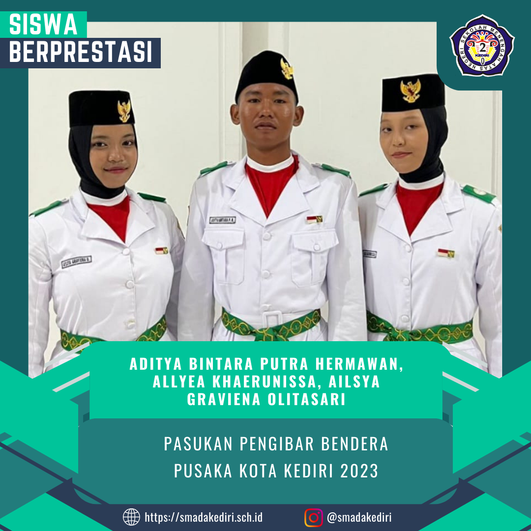 Pasukan Pengibar Bendera Pusaka Kota Kediri 2023