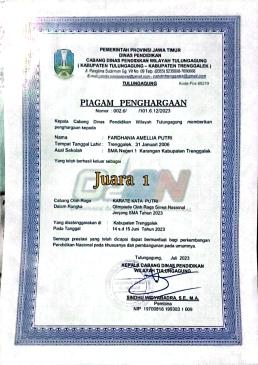 OLIMPIADE OLAHRAGA SISWA NASIONAL JENJANG SMA TAHUN 2023