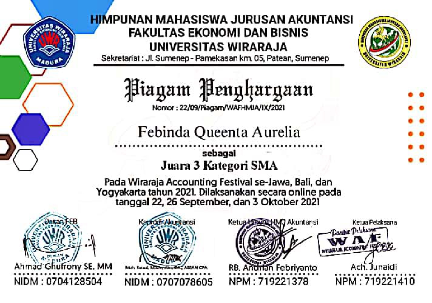Wiraraja Accounting Festival