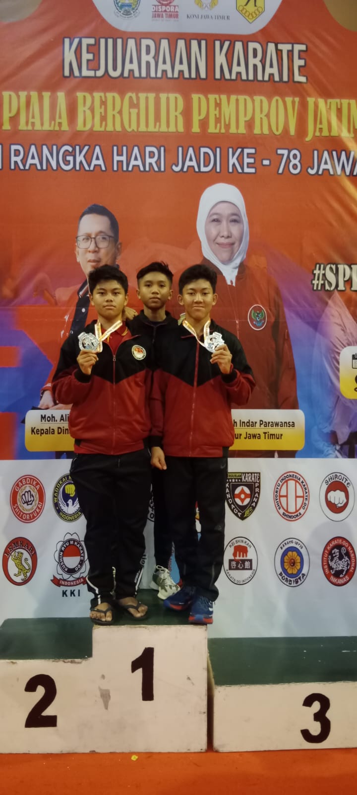 Kejuaraan Karate Piala Bergilir Pemprov Jatim - Kata Beregu Junior Putra