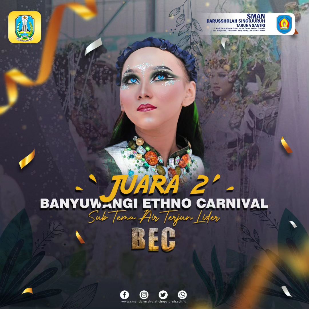 Sub Tema Air Terjun Lider BEC (Banyuwangi Ethno Carnival)