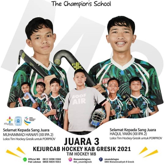 JUARA 3 KEJURCAB HOCKEY KAB GRESIK 2021 