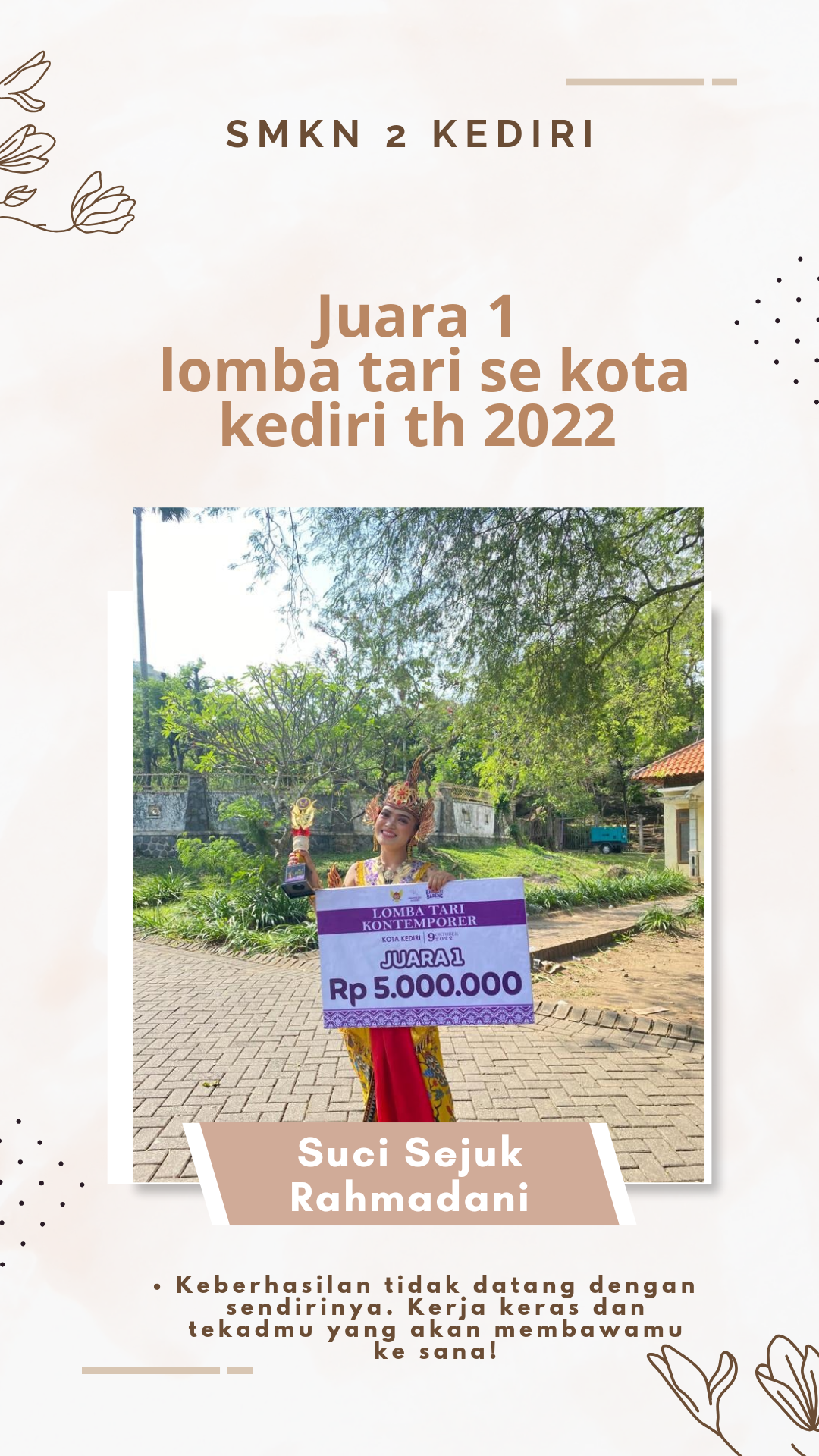 Lomba tari kontemporer kota kediri th 2022