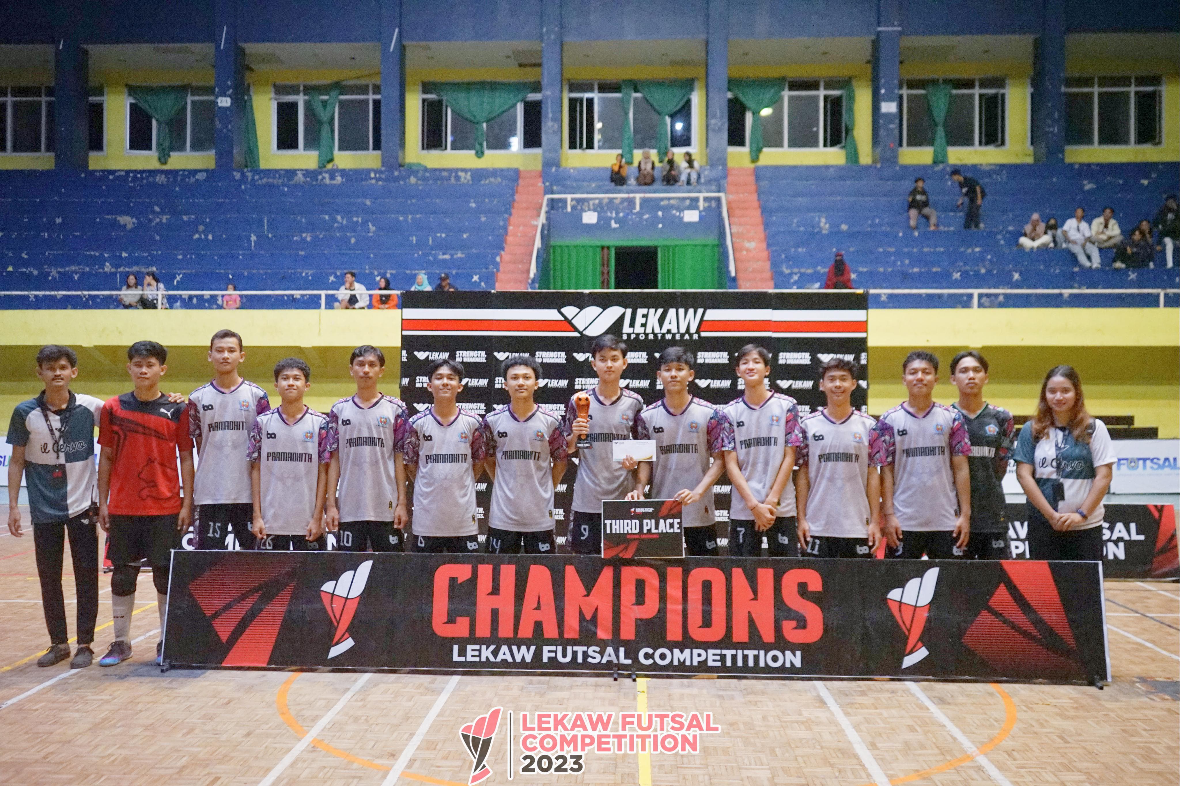 juara 3 lekaw futsal kompetition