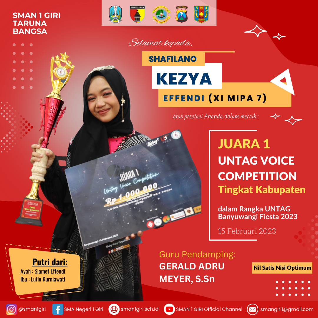 JUARA 1 UNTAG VOICE COMPETITION