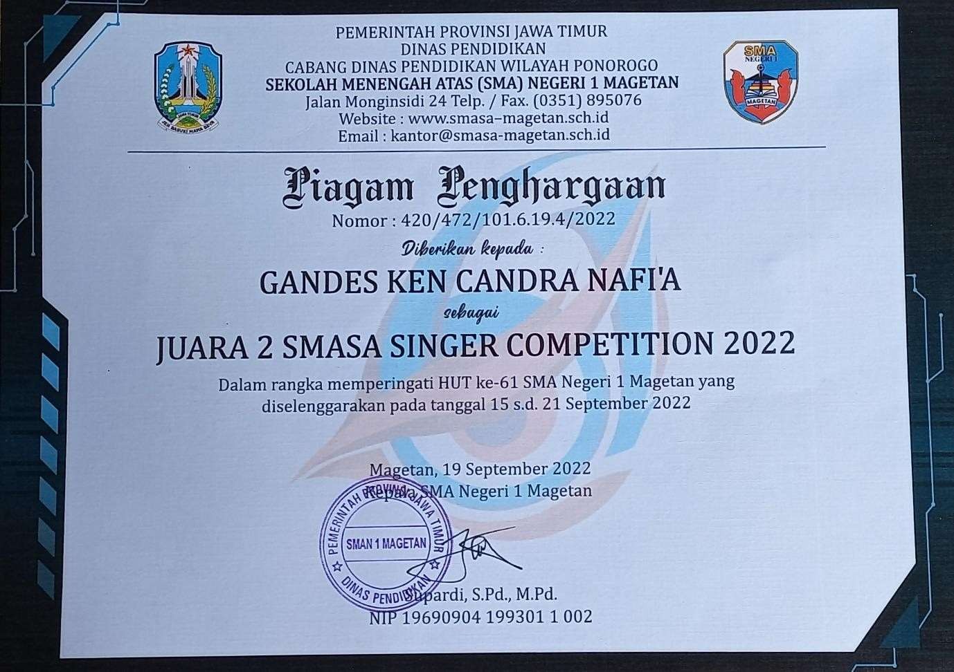 SMASA Singer Contest