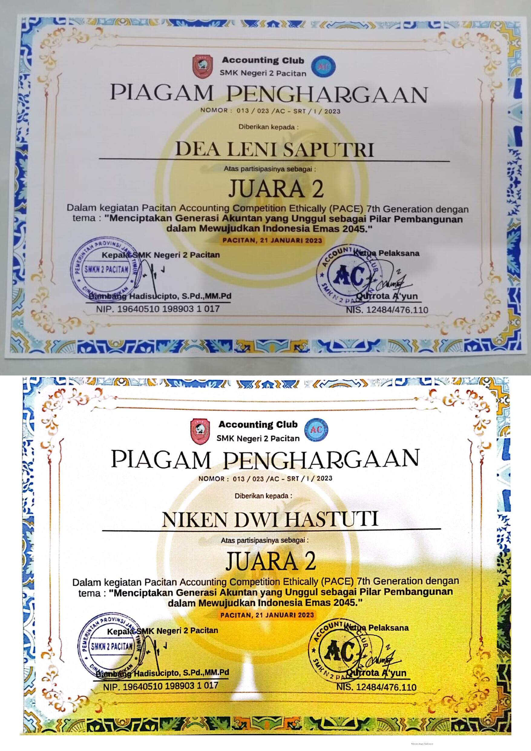 Pacitan Acounting Competition Ethically (PACE)