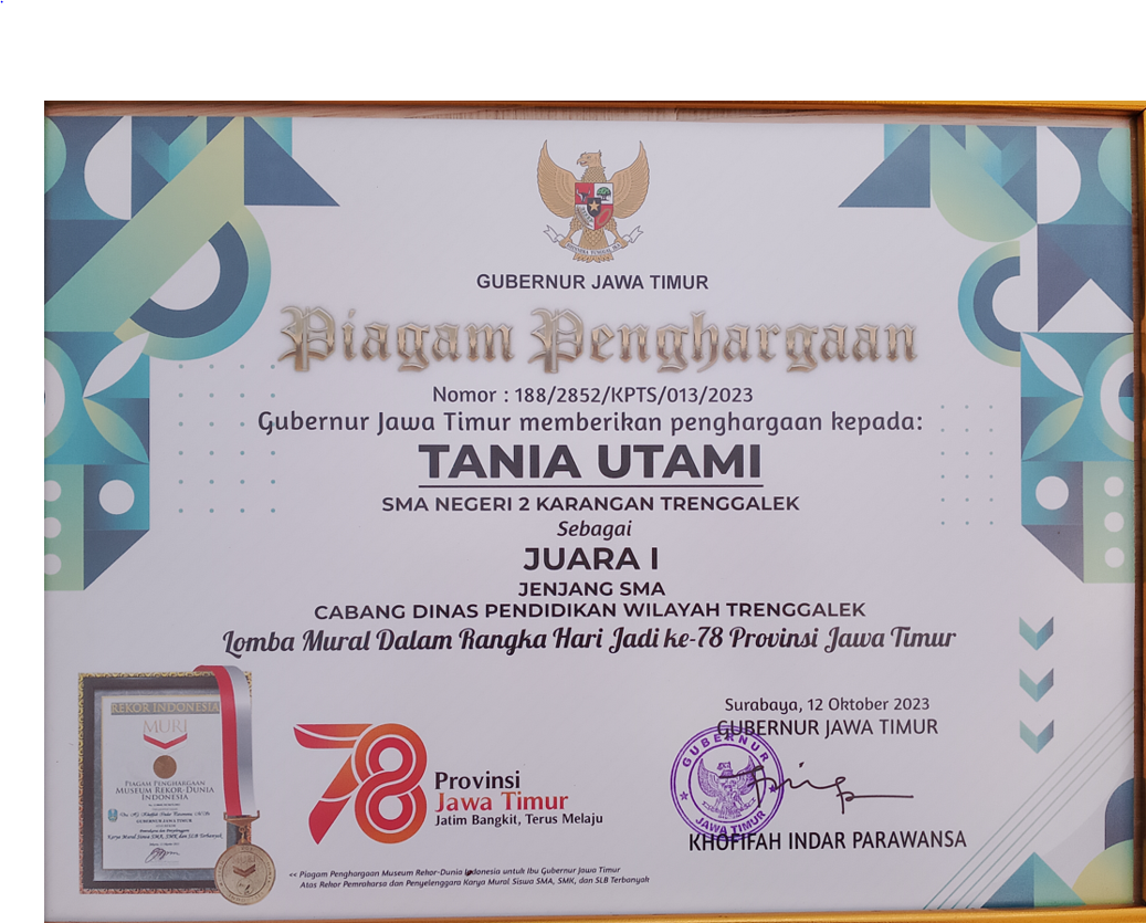 LOMBA MURAL DALAM RANGKA HARI JADI KE-78 PROVINSI JAWA TIMUR